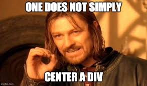 How to center a div